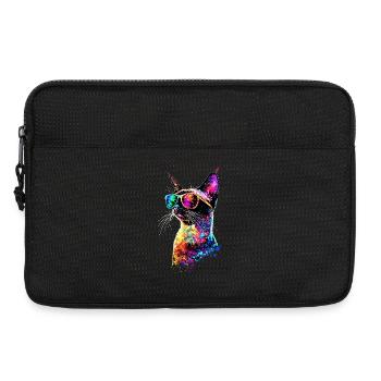 Siamkatze Siam Katze Siamese Cat Siamesen Katzen - Laptoptasche 13" - Schwarz - Vorne