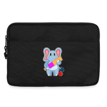 Elephant Cricket Cricket Bats - Laptop bag 13" - black - Front