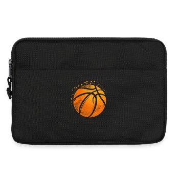 Basketball Ball Grafik - Laptoptasche 13" - Schwarz - Vorne