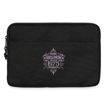  Geburtstag Helden 1975 geboren - Laptoptasche 13" - Schwarz - Vorne