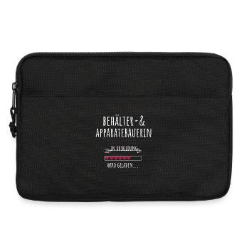 Behälter und Apparatebauerin Ausbildung Beruf - Laptoptasche 13" - Schwarz - Vorne