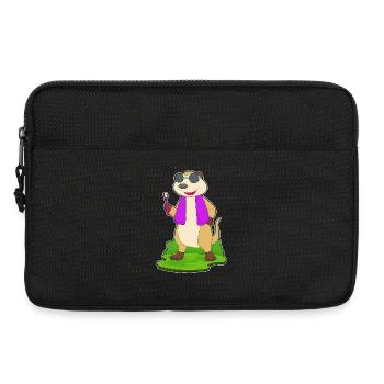 Meerkat Toothbrush - Laptop bag 13" - black - Front