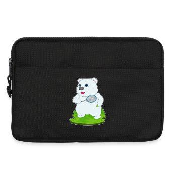 Raquettes de tennis Polar Bear - Sacoche pour ordinateur portable 13 pouces - noir - Devant