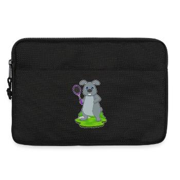 Raquettes de tennis lapin - Sacoche pour ordinateur portable 13 pouces - noir - Devant