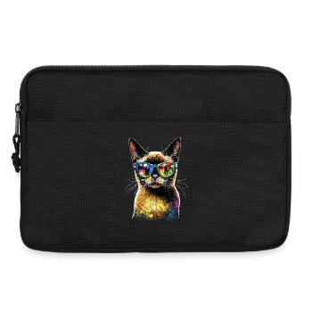 Birma Katze Heilige Birmakatze Süße Birma Katzen - Laptoptasche 13" - Schwarz - Vorne