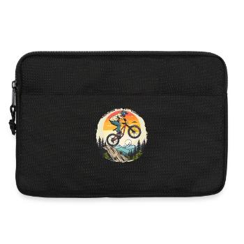 Cyclist - Laptop bag 13" - black - Front