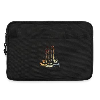 Vintage Chess - Laptop bag 13" - black - Front