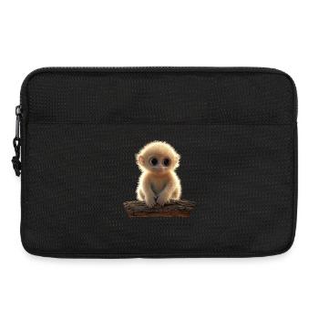 Gibbon Monkey Whitehand Gibbon Monkey Cute Lar Gibbons - Laptop bag 13" - black - Front