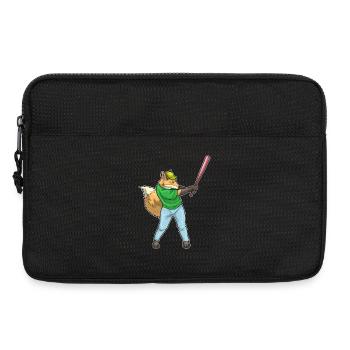 Fox Baseball Baseball Bat - Laptop bag 13" - black - Front