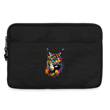 Lynx Wildcat Big Cats Cats Cute Lynx - Laptop bag 13" - black - Front