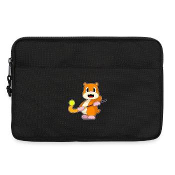Hamster Field Hockey Hockey Stick - Laptop bag 13" - black - Front