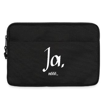 Ja, nööö ... - Laptoptasche 13" - Schwarz - Vorne