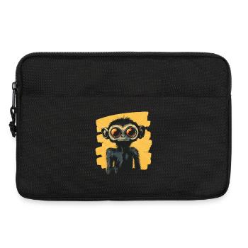Spider Monkey Retro - Laptop bag 13" - black - Front
