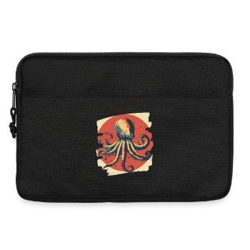 Kraken Oktopus - Laptoptasche 13" - Schwarz - Vorne