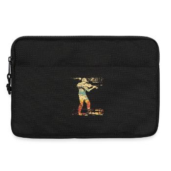 Violin Comic Style - Laptop bag 13" - black - Front