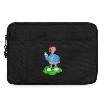 Flamingo Smartphone - Sacoche pour ordinateur portable 13 pouces - noir - Devant