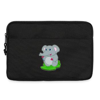 Elefant Dart Dartpfeil - Laptoptasche 13" - Schwarz - Vorne