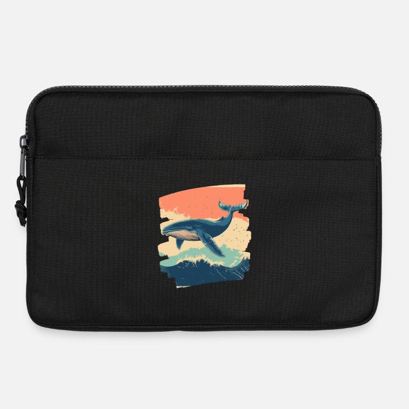 Walfisch - Laptoptasche 13" - Schwarz