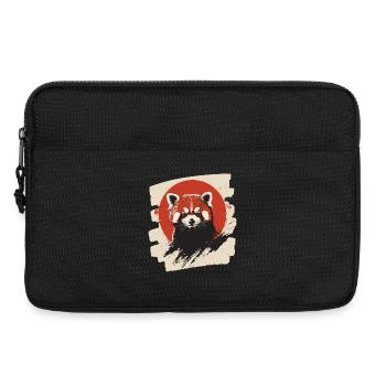 Roter Panda - Laptoptasche 13" - Schwarz - Vorne