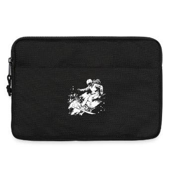Snowboarder - Laptop bag 13" - black - Front
