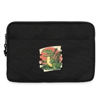 Crocodile Retro - Laptop bag 13" - black - Front