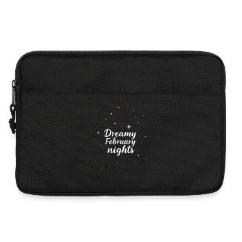 Traumhafte Februarnächte - Laptoptasche 13" - Schwarz - Vorne