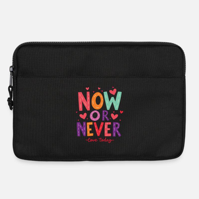 Jetzt oder Nie – Liebe heute! - Laptoptasche 13" - Schwarz