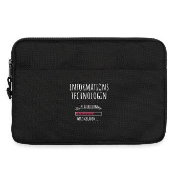 Informationstechnologin Ausbildung Beruf Geschenk - Laptoptasche 13" - Schwarz - Vorne