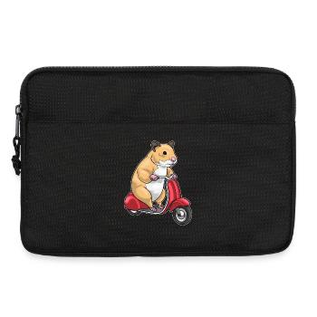 Hamster Scooter - Sacoche pour ordinateur portable 13 pouces - noir - Devant