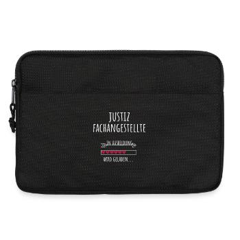 Justizfachangestellte Ausbildung Beruf Geschenk - Laptoptasche 13" - Schwarz - Vorne