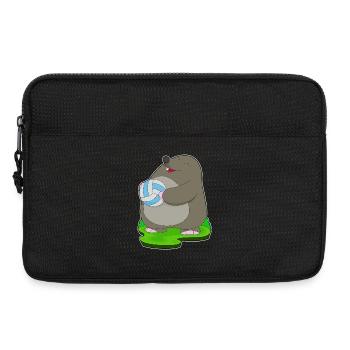 Mole Volleyball Player Volleyball - Laptop bag 13" - black - Front