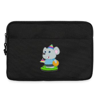 Souris Anniversaire Basketball - Sacoche pour ordinateur portable 13 pouces - noir - Devant