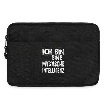L’IA dit que je suis une intelligence mystique - Sacoche pour ordinateur portable 13 pouces - noir - Devant
