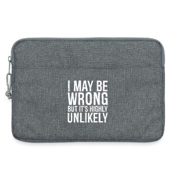 I may be wrong but it's highly unlikely - Laptop bag 13" - heather grey - Front