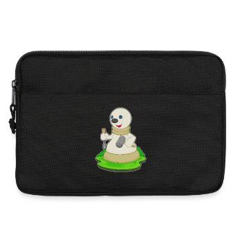 Chess piece pawn chess - Laptop bag 13" - black - Front