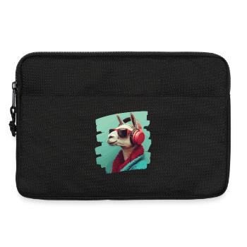 Llama Headphones - Laptop bag 13" - black - Front