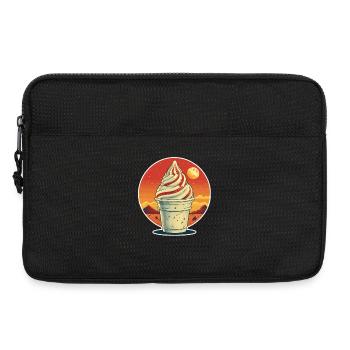 cream sundae portrait - Laptop bag 13" - black - Front