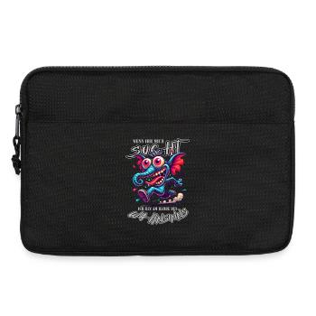If you're looking for me, I'm on the verge of madness - Laptop bag 13" - black - Front
