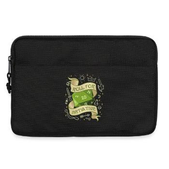 Roll for Initiative – The Adventure Begins - Laptop bag 13" - black - Front