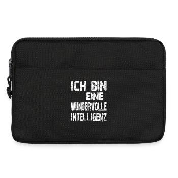 L’IA dit que je suis une intelligence merveilleuse - Sacoche pour ordinateur portable 13 pouces - noir - Devant