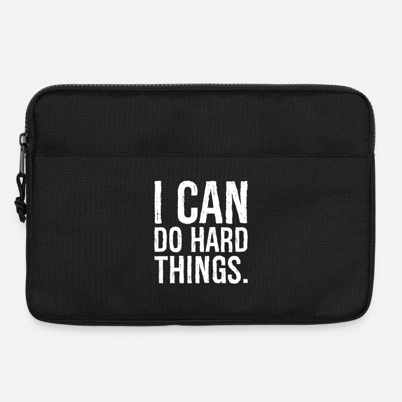 i can do hard things - Laptop bag 13" - black