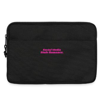 SOCIAL MEDIA STOLE ROMANCE DAMEN - Laptoptasche 13" - Schwarz - Vorne
