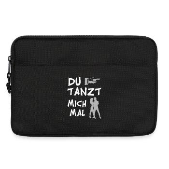 Funny "You Dance Me" for pranksters - Laptop bag 13" - black - Front