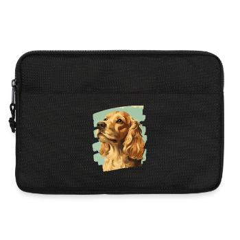 Cocker Spaniel - Sacoche pour ordinateur portable 13 pouces - noir - Devant