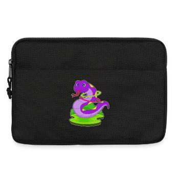 Schlange Fitnessreifen Workout Gymnastik - Laptoptasche 13" - Schwarz - Vorne