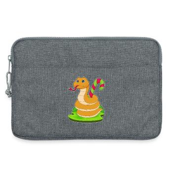 Canne de bonbon serpent - Sacoche pour ordinateur portable 13 pouces - gris chiné - Devant