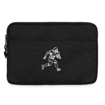 Joueurs de football américain - Sacoche pour ordinateur portable 13 pouces - noir - Devant