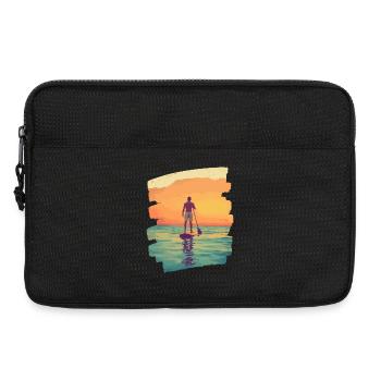 Stand-up-paddle SUP - Laptoptasche 13" - Schwarz - Vorne