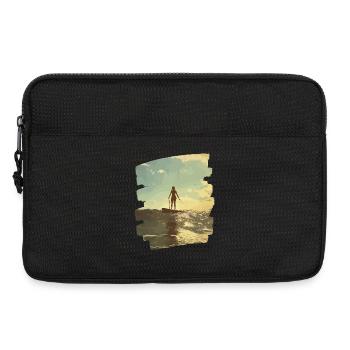 Stand-up-paddle SUP - Laptoptasche 13" - Schwarz - Vorne