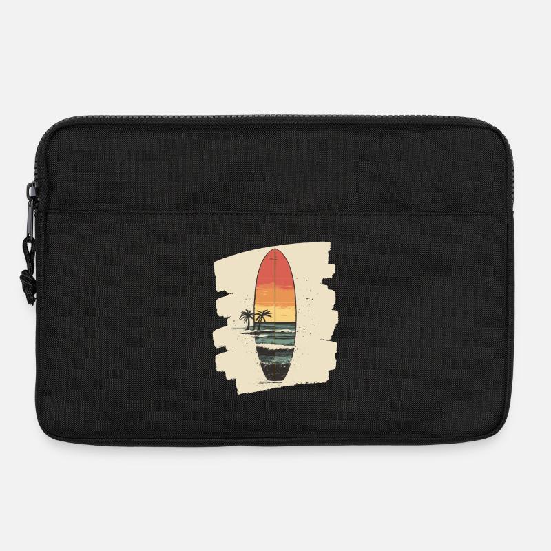 Surfbrett - Laptoptasche 13" - Schwarz